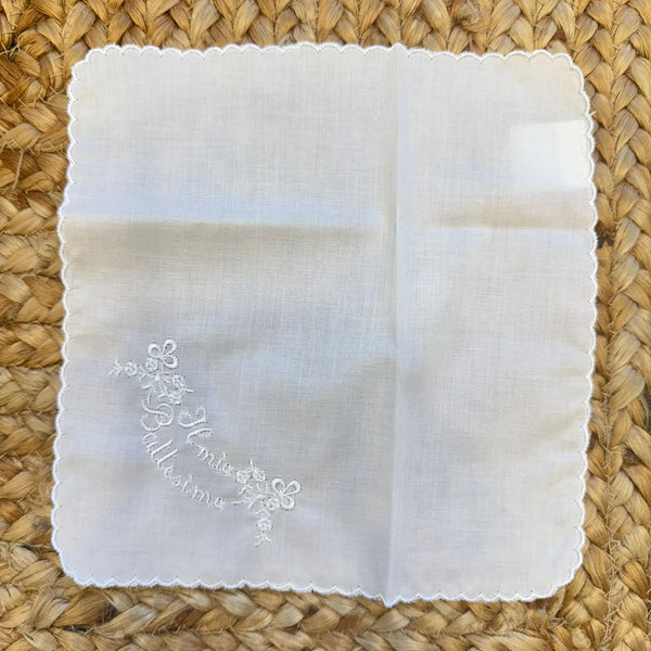 Fazzoletto battesimo in battista di cotone 100%