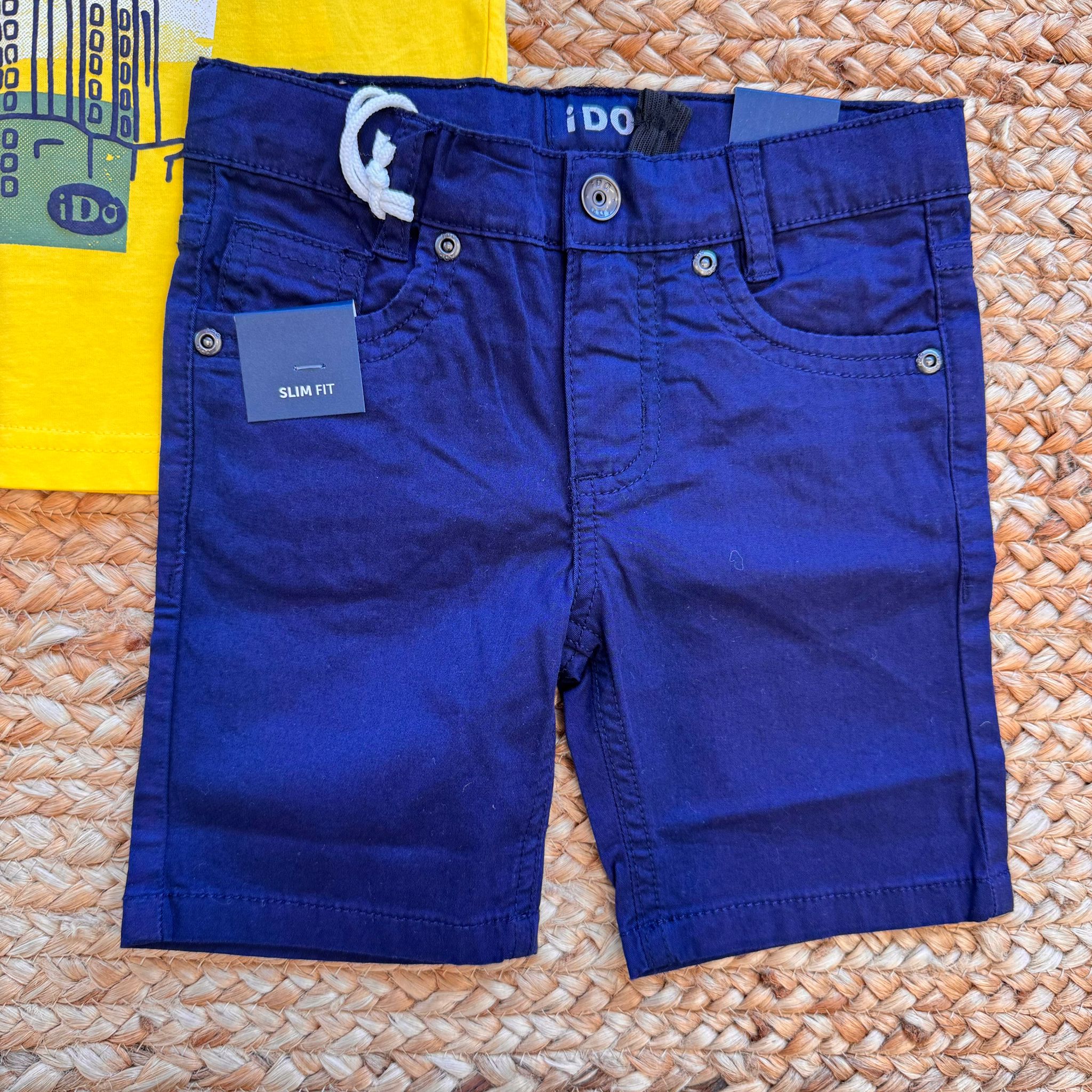 COMPLETO IDO T-SHIRT NEW YORK E BERMUDA BLU