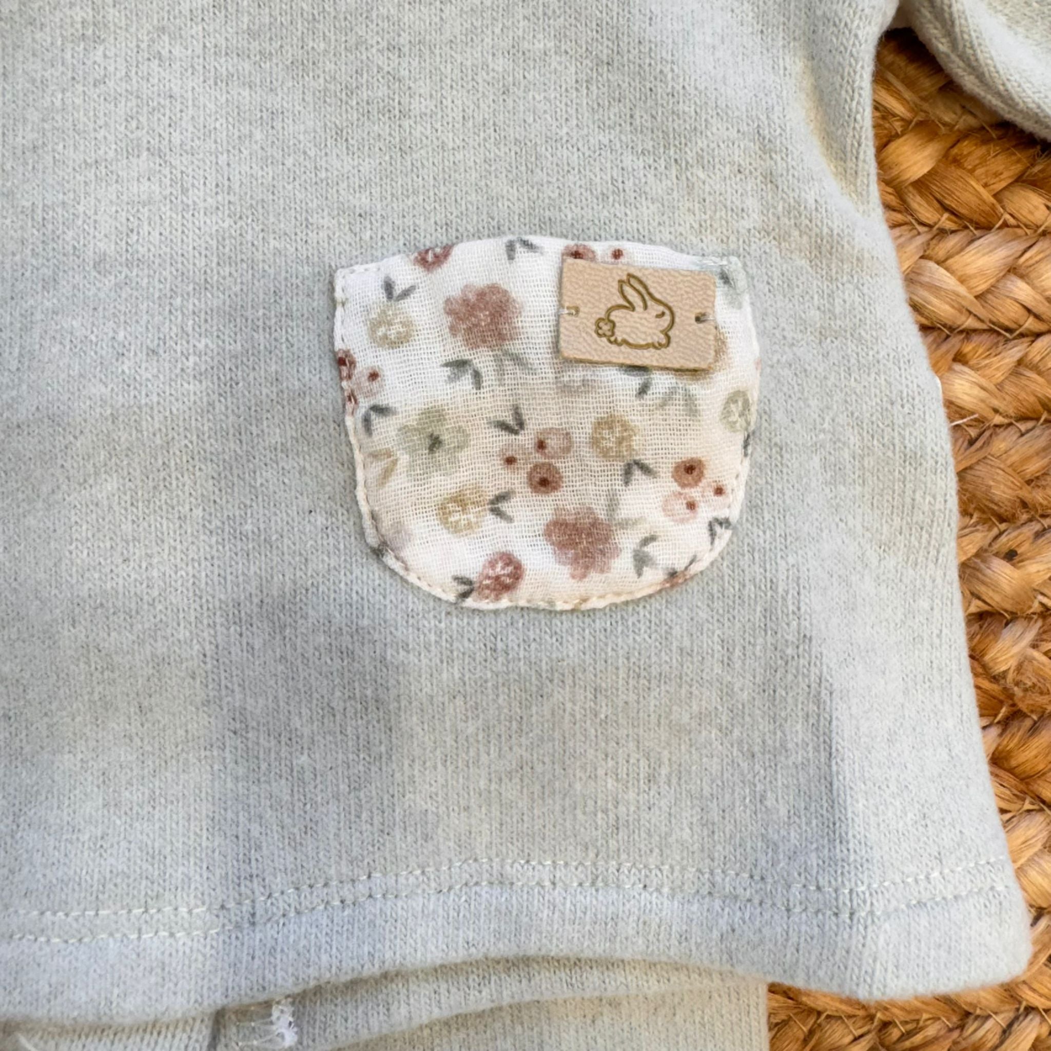 Tutina neonata caldo cotone floreale