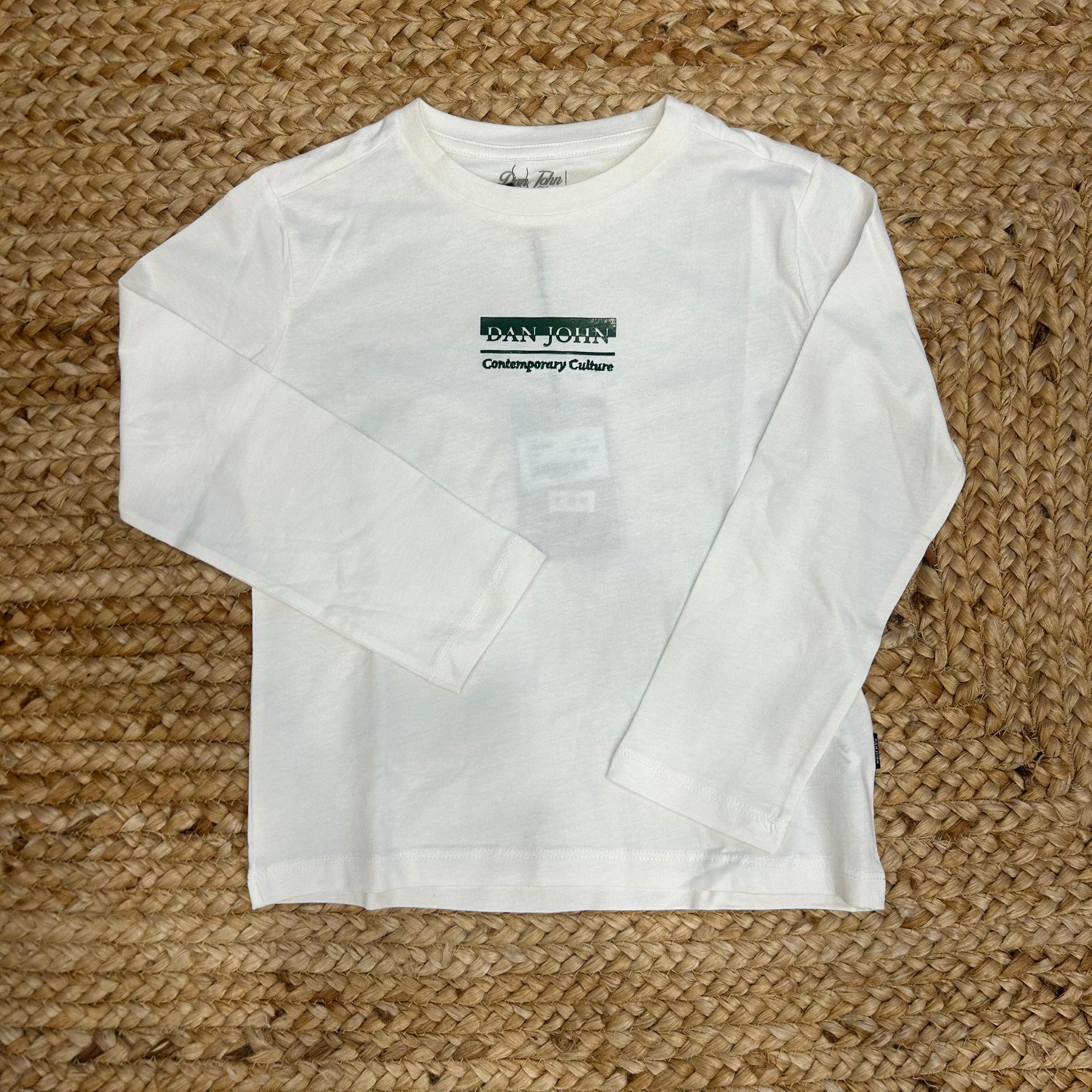 Maglia bambino bianca manica lunga Dan John