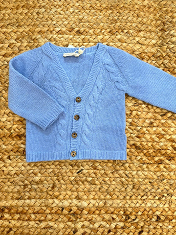 Cardigan AZZURRO IN LANA