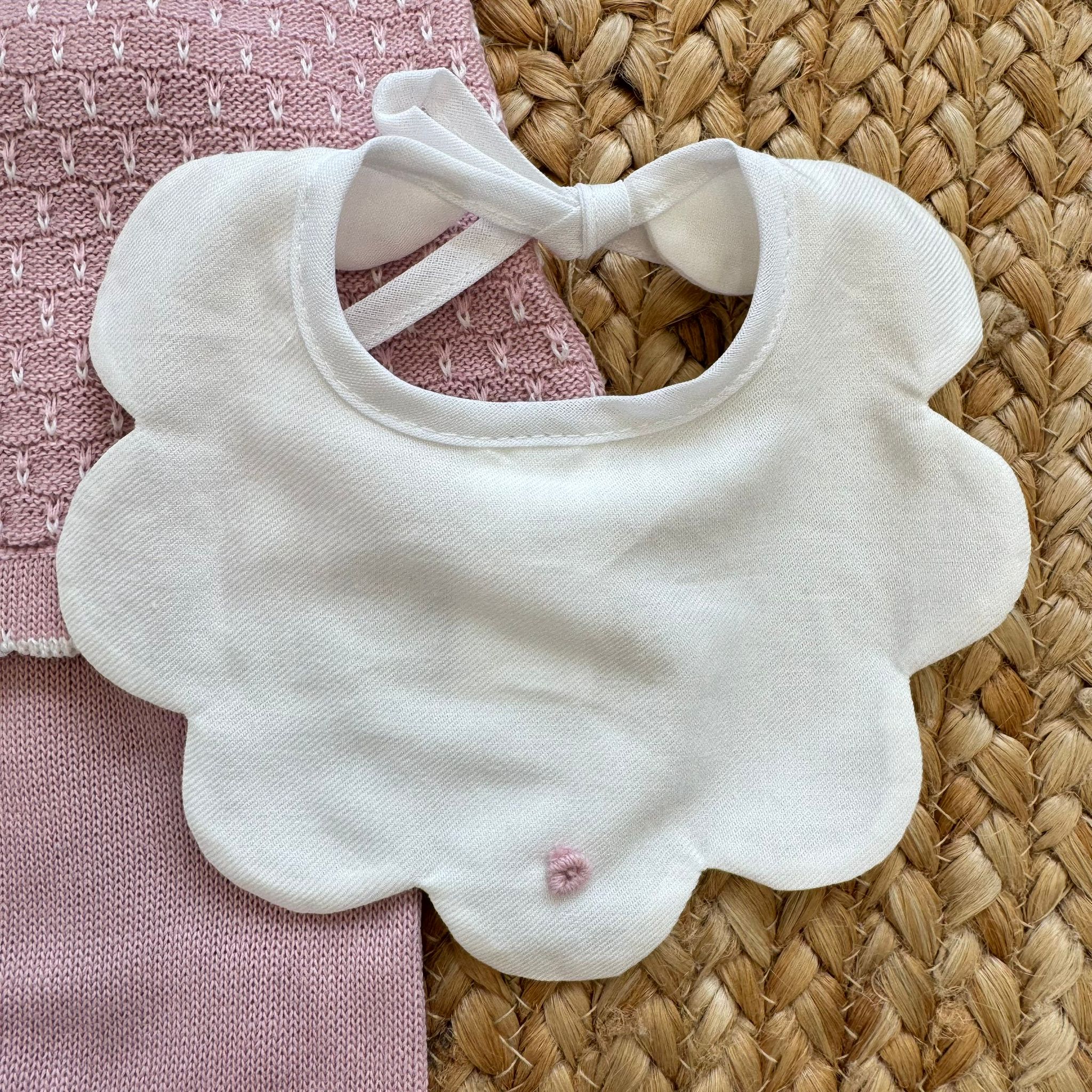 Set nascita neonata rosa e panna