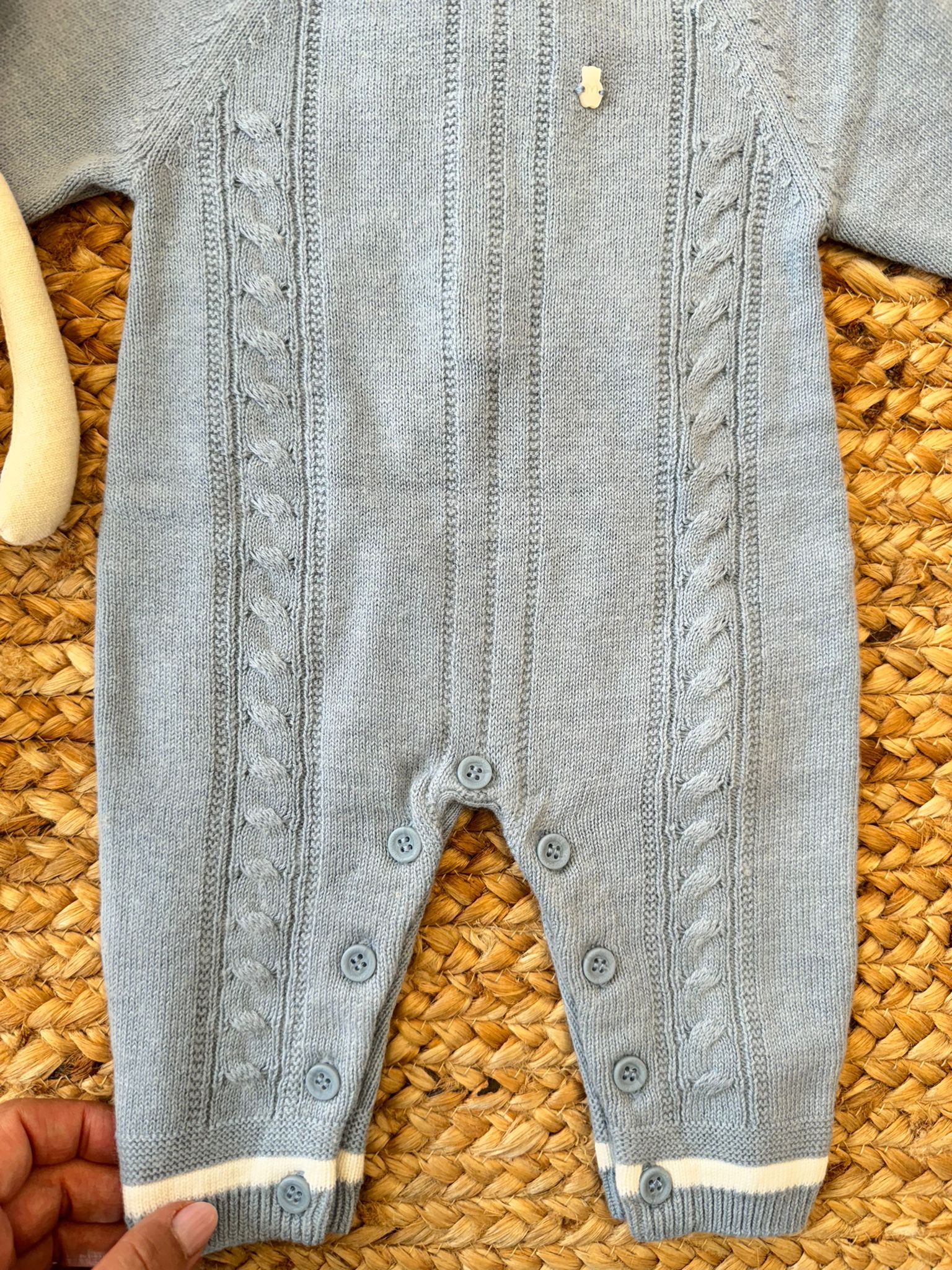 Tutina azzurro polvere