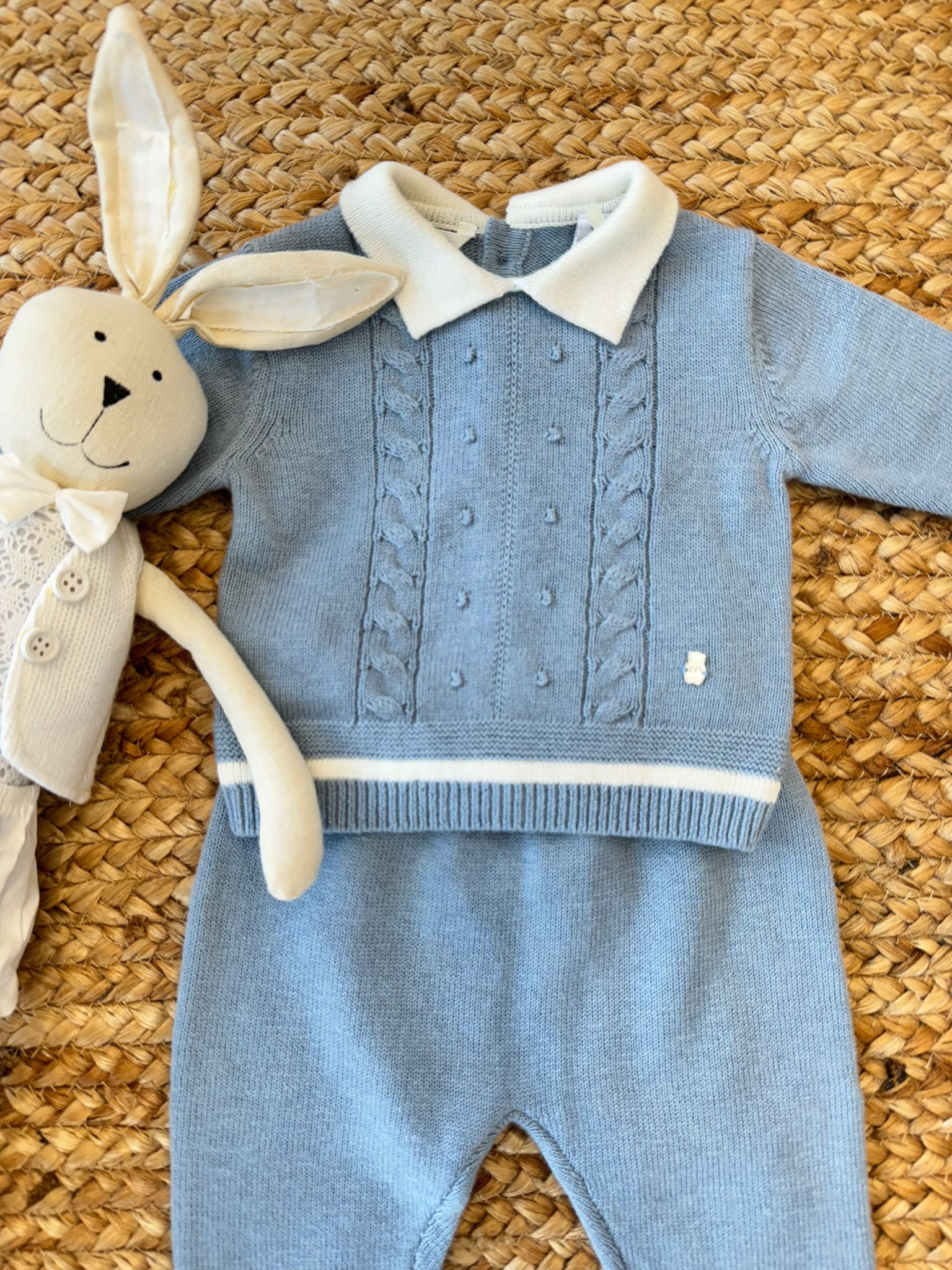 Coprifasce azzurro polvere