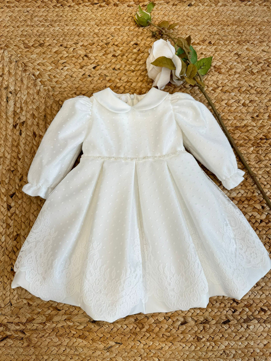 abito battesimo bimba, abito cerimonia bimba, vestito battesimo bimba, abbigliamento cerimonia bambina, vestito elegante bambina, Belli e Monelli.