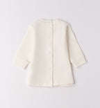 Abito bimba panna caldo cotone retro con bottoncini