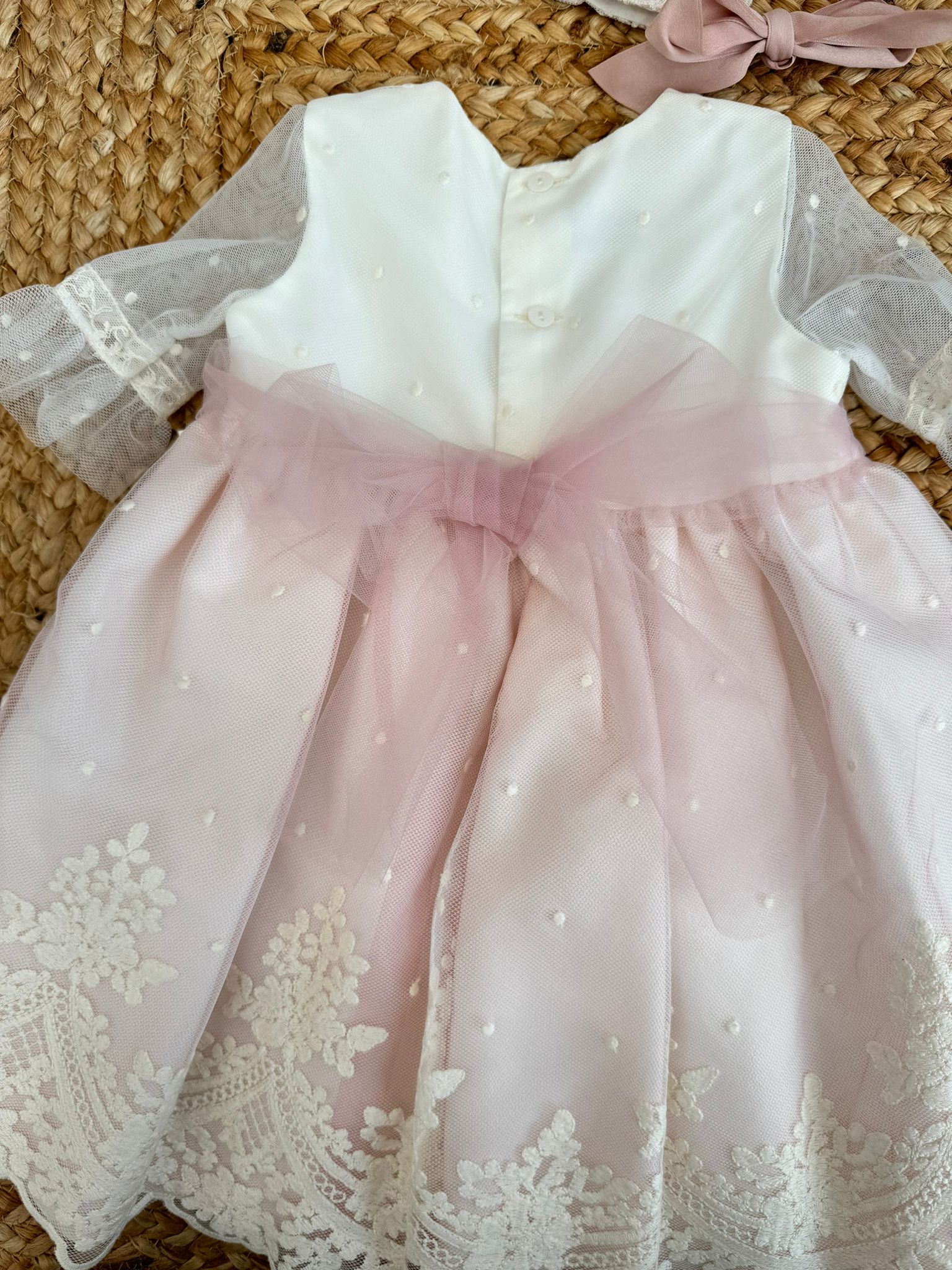 abito battesimo bimba, abito cerimonia bimba, vestito battesimo bimba, abbigliamento cerimonia bambina, vestito tulle bambina, abito elegante bambina, Belli e Monelli.