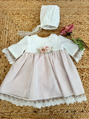 abito battesimo bimba, abito cerimonia bimba, vestito battesimo bimba, abbigliamento cerimonia bambina, vestito elegante bambina, Belli e Monelli.