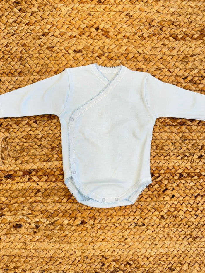 .Corredino Prima Nascita,Corredino Neonato,Body Neonato,Body AZZURRO,Belli e Monelli,Neonato