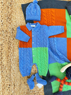 Corredino Prima Nascita,Corredino Neonato,Uscita Clinica,Corredino,Neonato,Belli e Monelli,Clinica,Coordinato Neonato,Coordinato MULTICOLOR IN LANA,Coordinato.