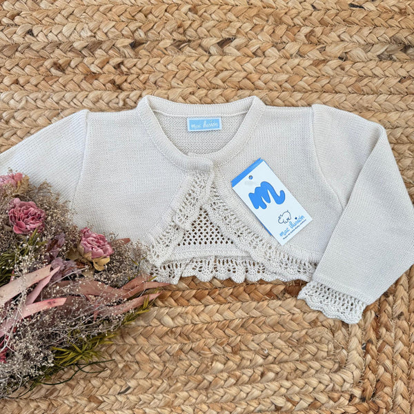 Coprispalle neonata in maglia fine