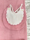 set nascita rosa, corredino neonato, abbigliamento neonato, set con fiocchi, comfort e stile, Belli e Monelli,Uscita Clinica