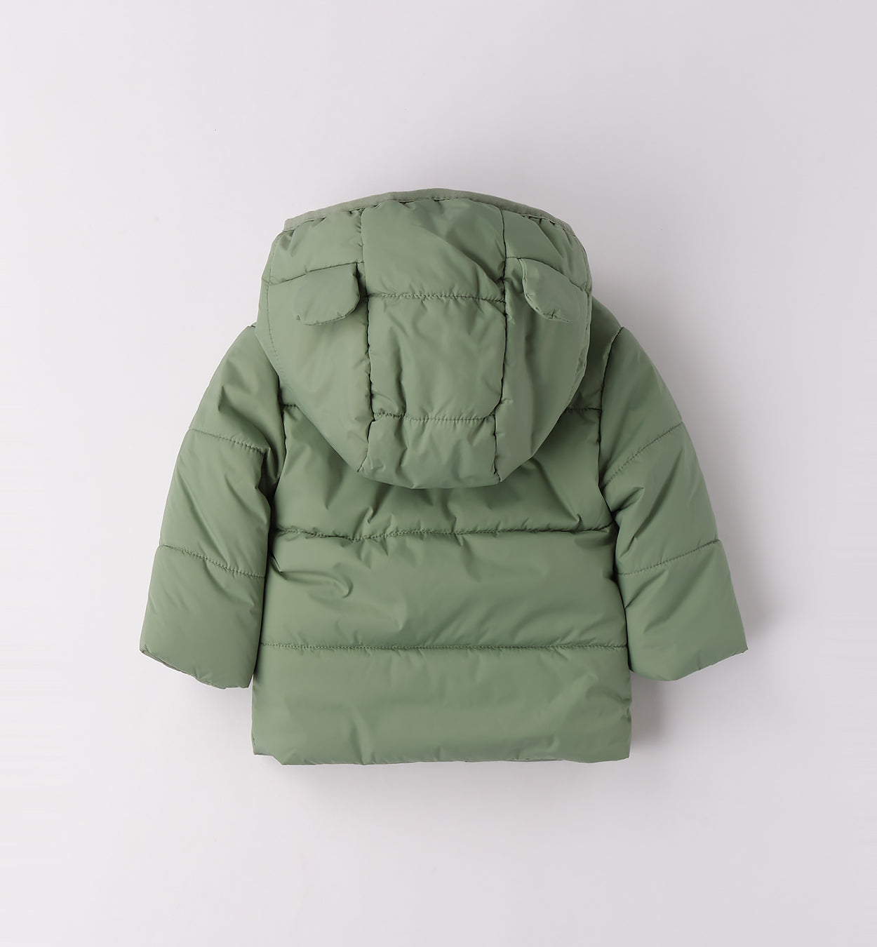 Giubbotto imbottito verde neonato caldo cotone retro