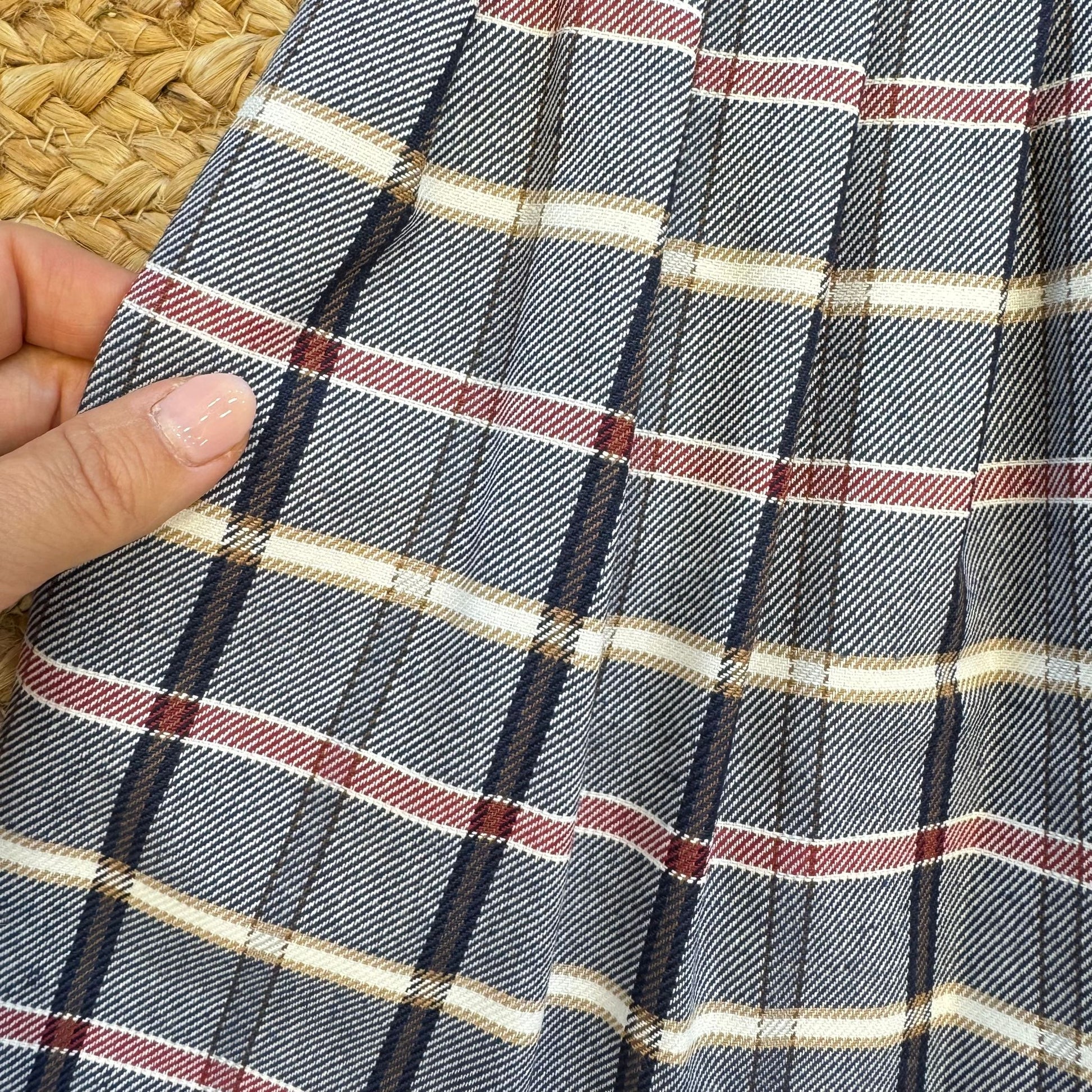 Gonna scozzese plissettata abito bambina