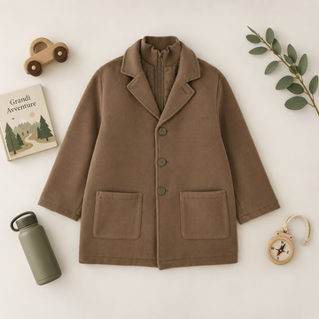 Cappotto bimbo marrone