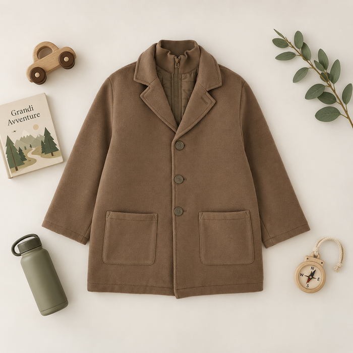Cappotto bimbo marrone