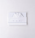 Lenzuola 100% cotone ricamate azzurre baby culla