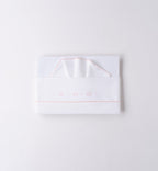 Lenzuola 100% cotone ricamate rosa baby culla