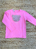 completo orso, maglietta rosa stampa orso, iDO, outfit bambina, abbigliamento bimba, completi bimba, moda bimbi, jeans bimba, look pratico e comodo, comfort e stile, Belli e Monelli, stile trendy.