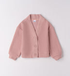 Maglia panna con orsetto brillante per bimba