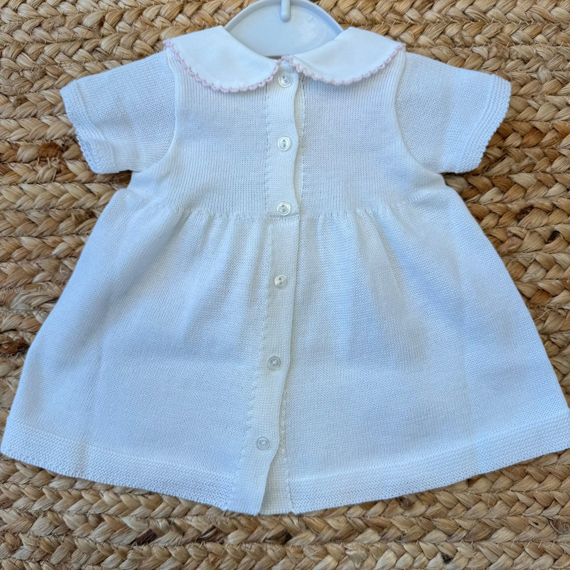 Retro pagliaccetto neonata in cotone