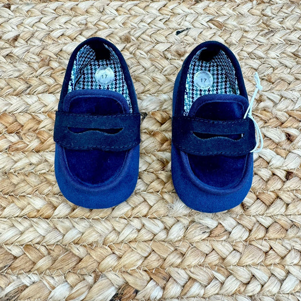 scarpine blu, scarpine battesimo, accessori bambino, moda bambino, eleganza, abbigliamento bambini, scarpe per bambini, Belli e Monelli, Ambarabà.