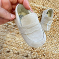 Scarpine mocassino camoscio beige bambino