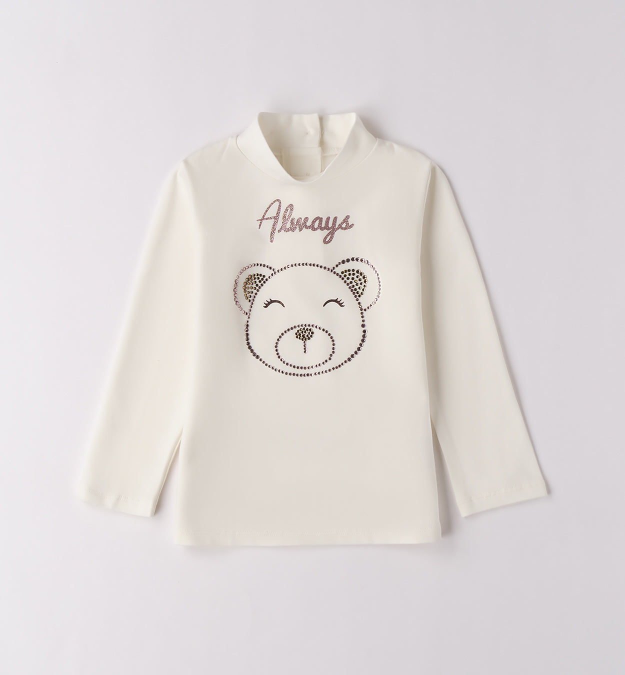 Shorts rosa caldo cotone bimba