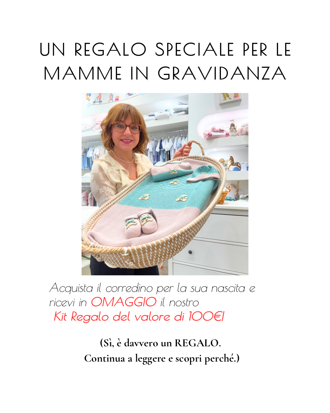 regalo mamme in gravidanza corredino nascita
