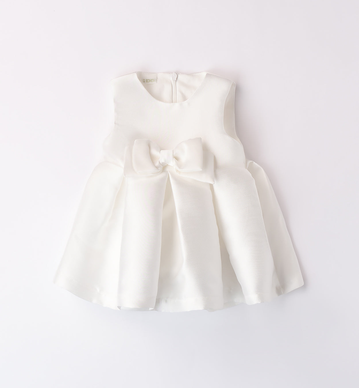 Vestito battesimale elegante per neonata con gonna ampia