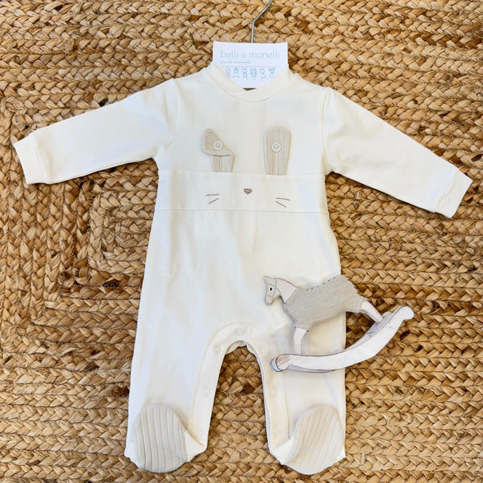 Tutina unisex neonato con coniglietto