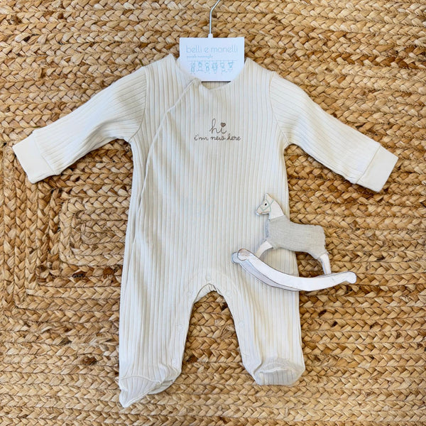 Tutina neonato unisex in cotone