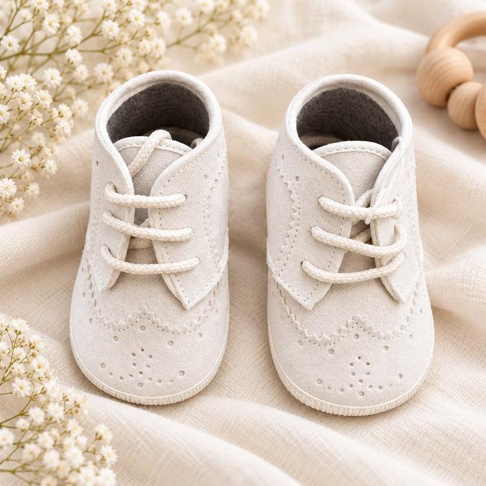 Scarpe battesimo bimbo beige