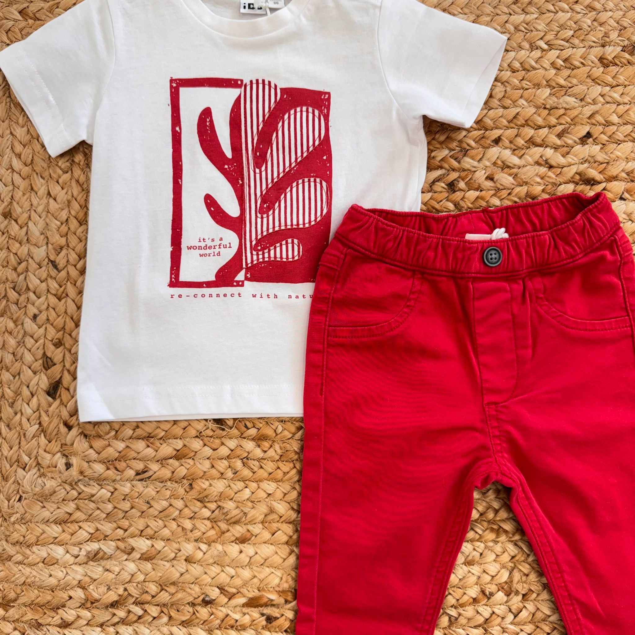 COMPLETO NATURA URBANA IN ROSSO