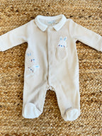 TUTINA CON CONIGLIETTI – TUTINA CINIGLIA NEONATO INVERNALE