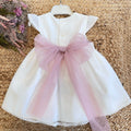 Maniche volant in tulle con bordo in pizzo