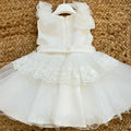 abito cerimonia bambina con gonna ampia in tulle