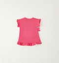 abito estivo bimba rosa con applicazione pesce