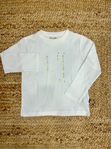 Maglia bambino bianca manica lunga Dan John Experience