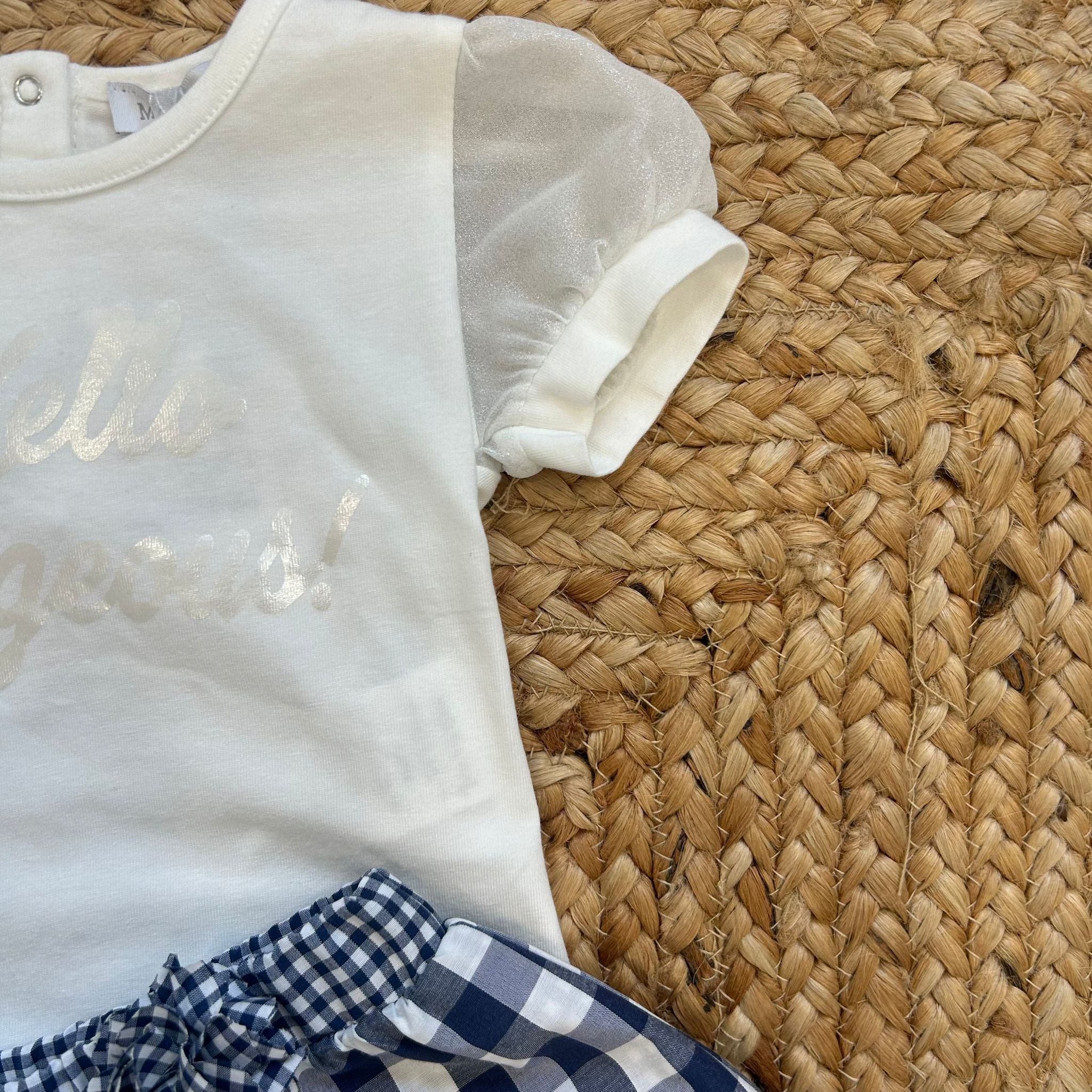 COMPLETO "HELLO GORGEOUS" CON GONNA VICHY