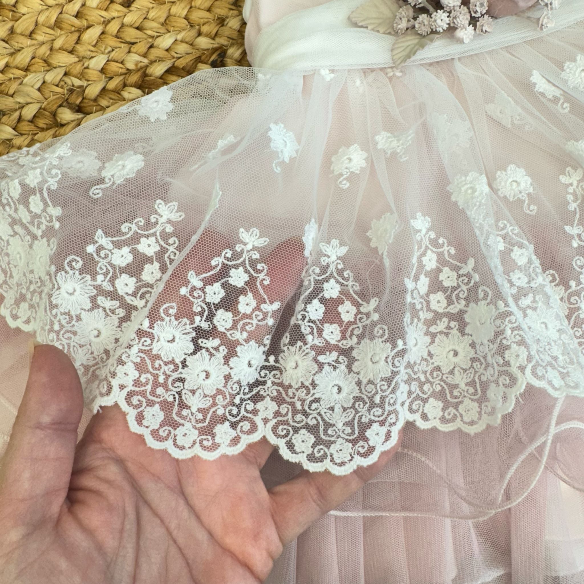  Balze in tulle rosa per un effetto voluminoso e principesco