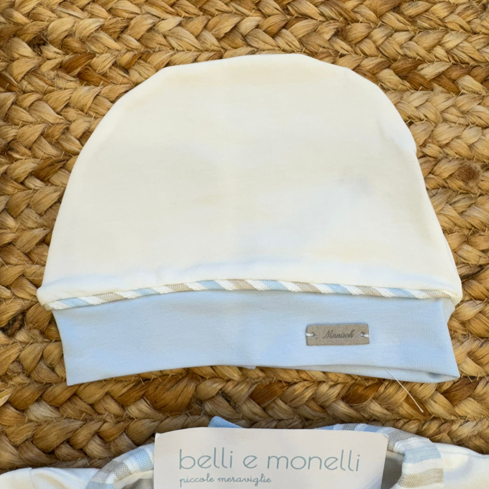 bavetta neonato cotone elegante