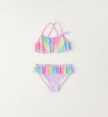 bikini bimba fantasia sirena multicolor con volant