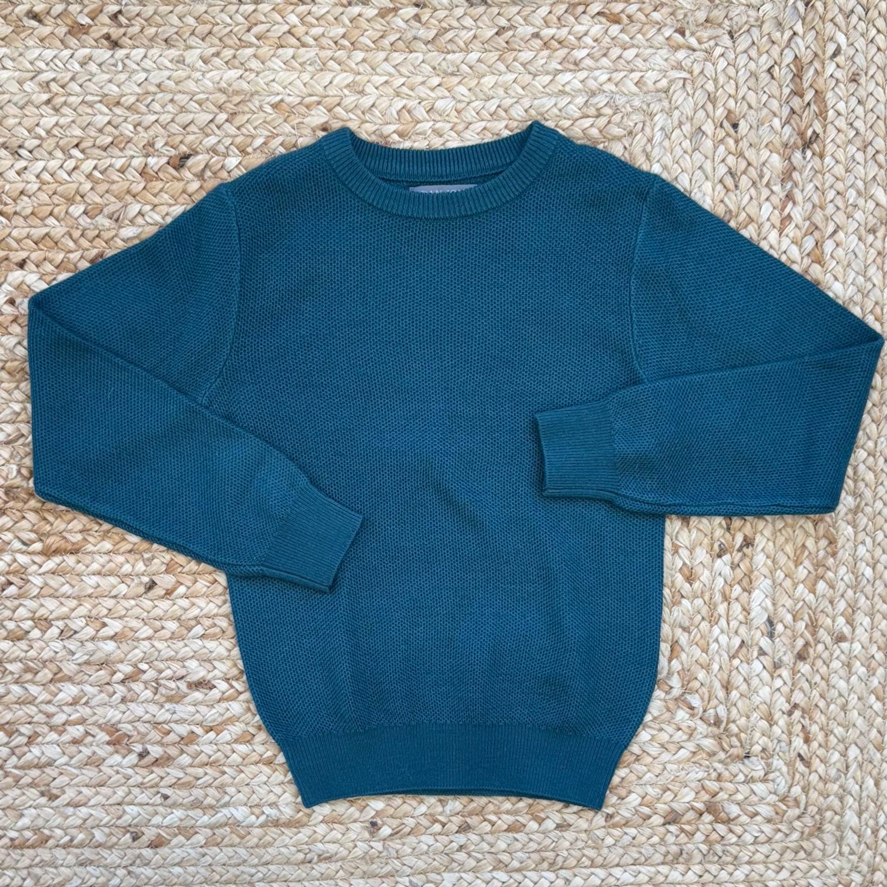 Maglioncino bambino verde petrolio