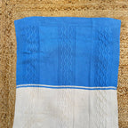 Set Nascita neonato pura lana azzurro e panna