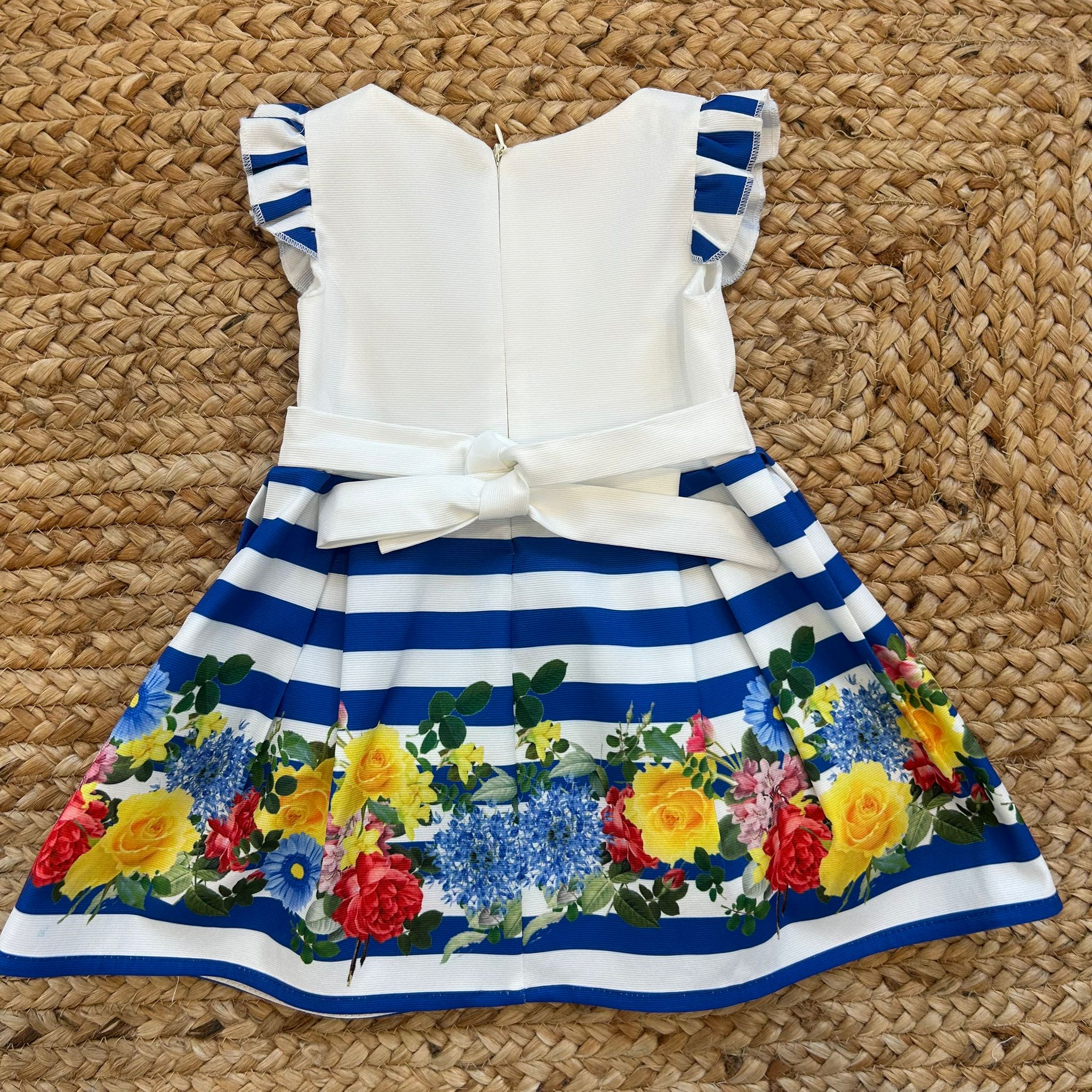 ABITO FIORI E RIGHE MEDITERRANEO
