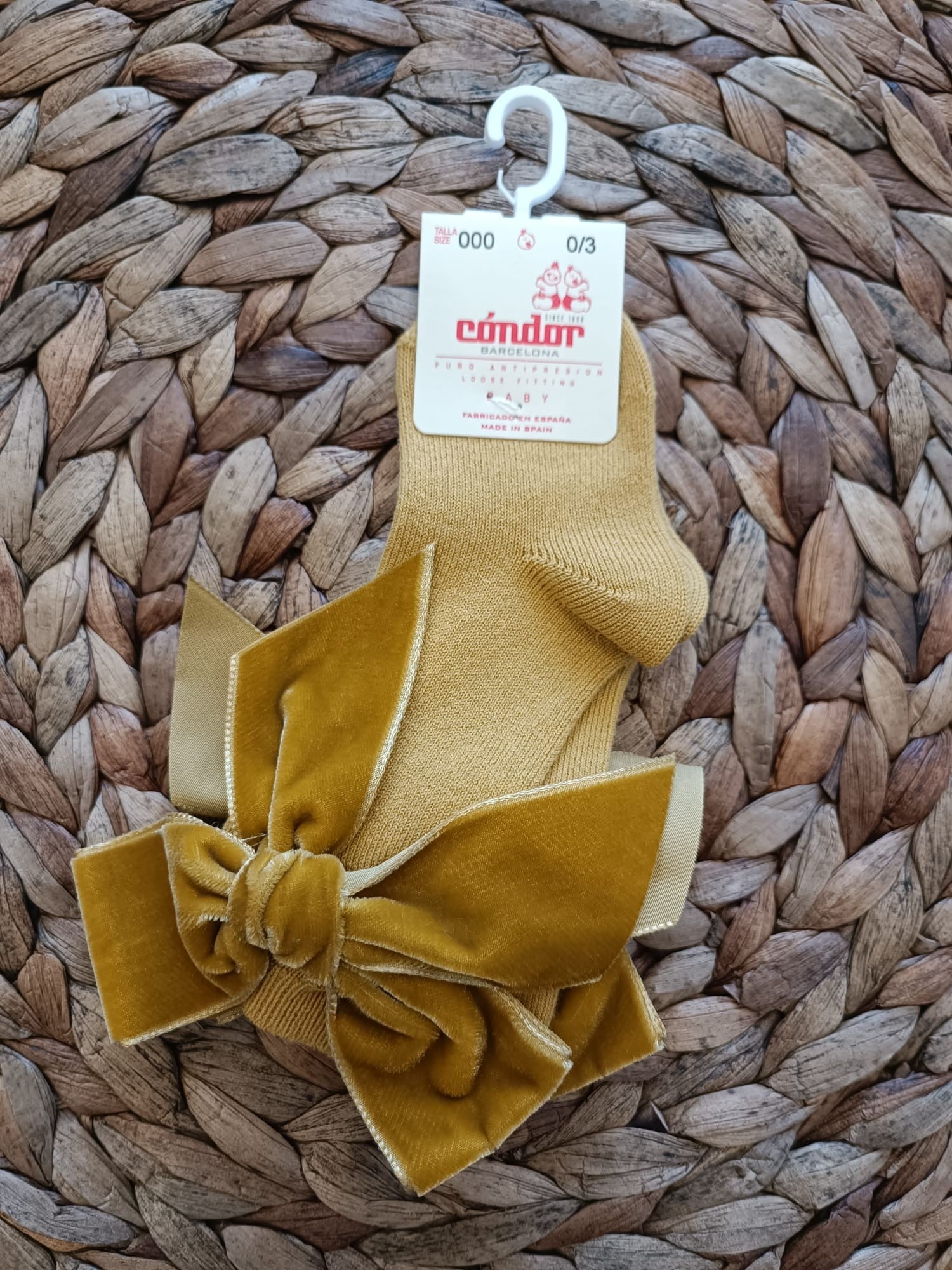 Parigina bambina Condor con fiocco in velluto