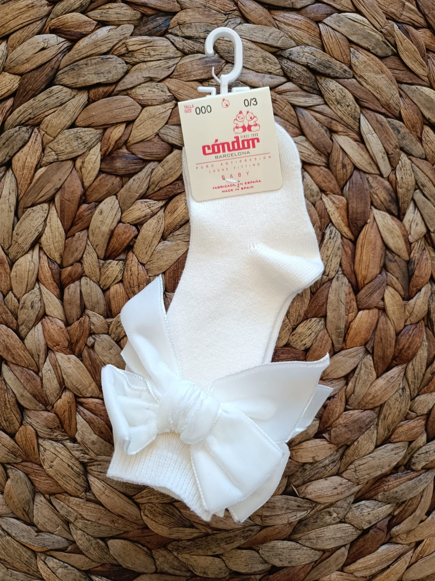 Parigina bambina Condor con fiocco in velluto