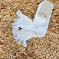 calzini eleganti neonata filo di scozia bianchi