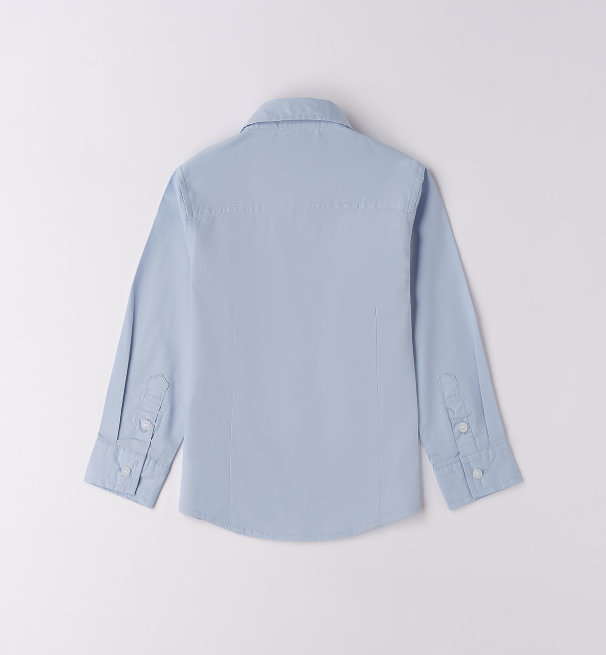 camicia bambino azzurra retro